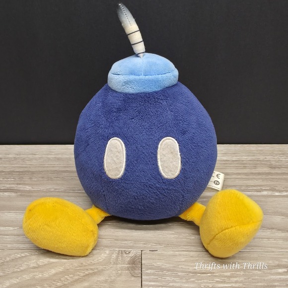 Little Buddy Other - Super Mario Bros - Bomb Plush BOB-OMB Stuffed Toy - Nintendo 6" Plush
